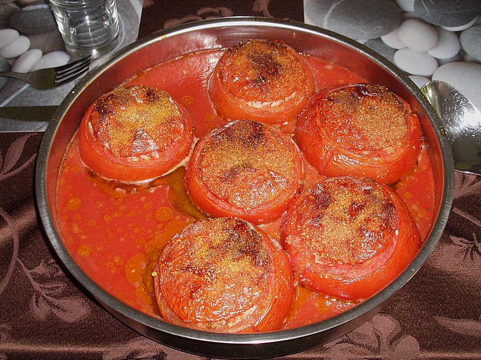 Griechische gefüllte Tomaten von MK46149 | Chefkoch.de