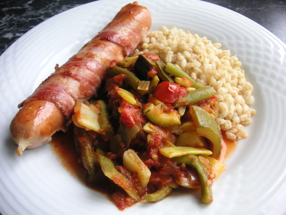 Zucchini-Gemüse mit grünen Bohnen und Tomaten von 007krümeltiger ...