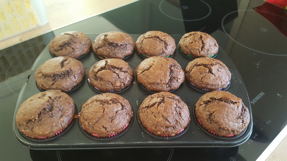 Fluffige Bananen-Schoko Muffins von Idschi | Chefkoch.de