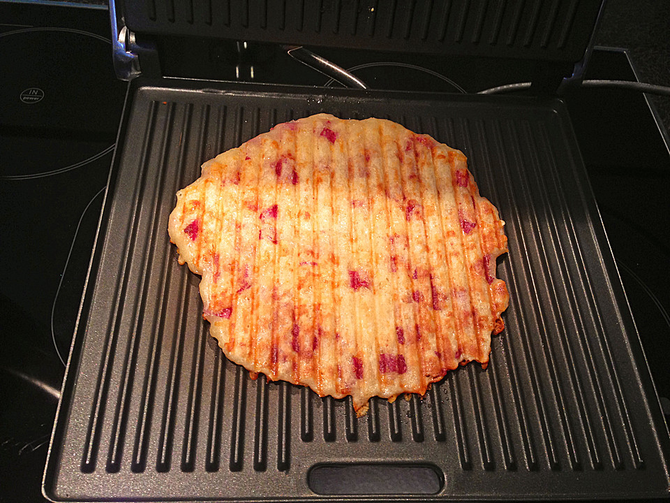 Pizza-Waffeln mit Salami oder Schinken von selbstgekocht | Chefkoch.de