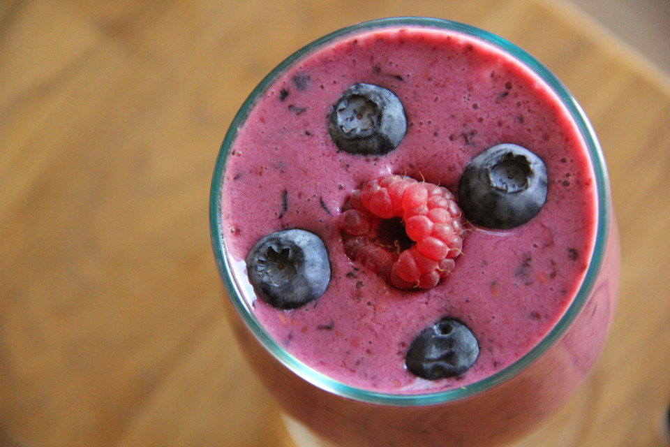 Himbeer- Blaubeer Smoothie von Lele_1 | Chefkoch.de