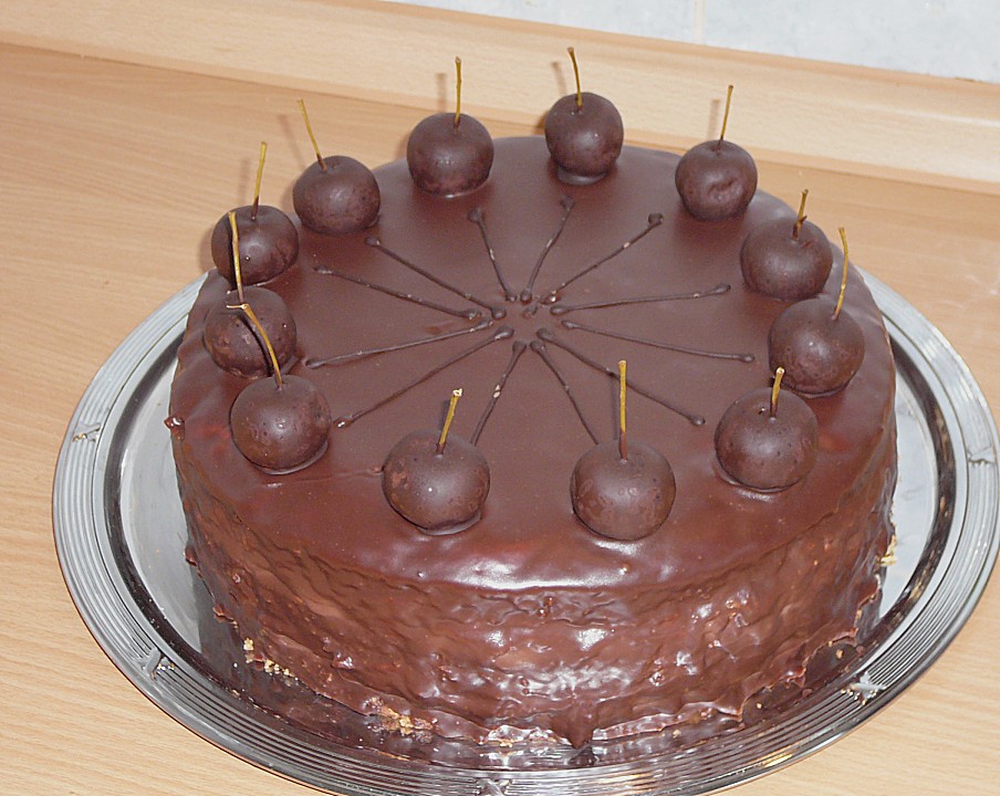 Apfel-Schokoladen-Torte mit Calvados von Fritzi173 | Chefkoch.de