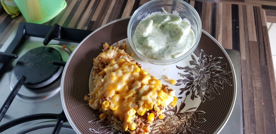 Schmackhafter Reis-Hackfleisch- Auflauf von Knutschkugel87 | Chefkoch.de