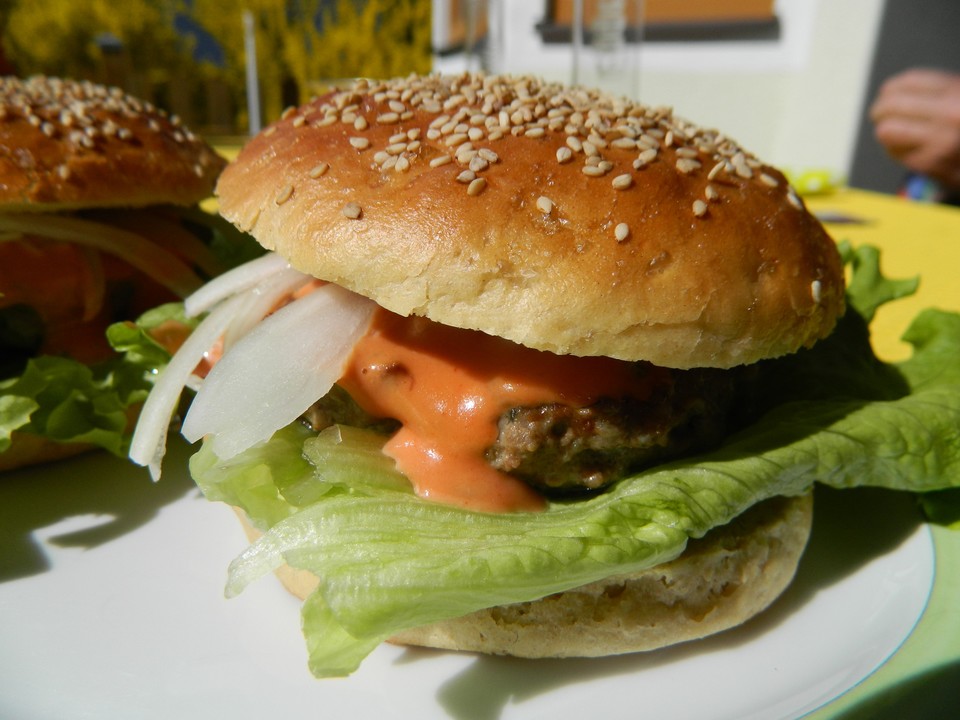 Original amerikanische Hamburger von sukeyhamburg17 | Chefkoch.de