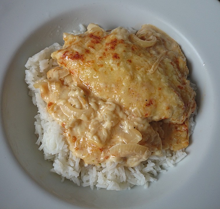 Zwiebel-Sahne-Schnitzel-Auflauf von TeufelsWeibchen | Chefkoch.de