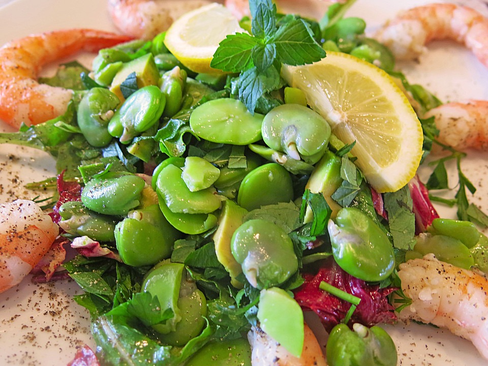 Fava Bohnen Bruschetta - mit Kräutern und Avocado von kziegler ...