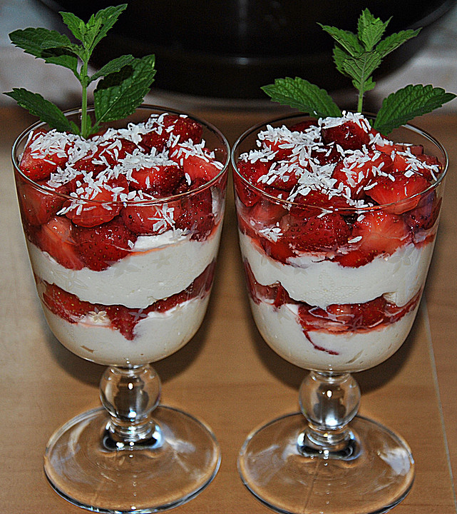 Schnelles Erdbeer Joghurt Dessert Ohne Sahne — Rezepte Suchen