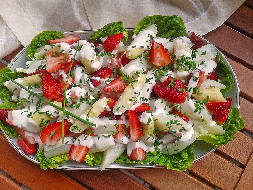 Spargelsalat mit Erdbeeren von matze1660 | Chefkoch.de