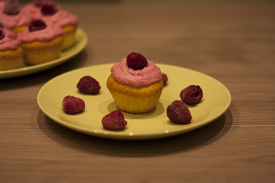 Himbeer-Joghurt-Cupcakes mit Himbeer-Frosting von Ajaj-Logicstiks ...