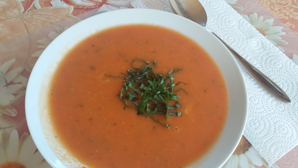 Tomatensuppe aus frischen Tomaten von GoldenAnna | Chefkoch.de