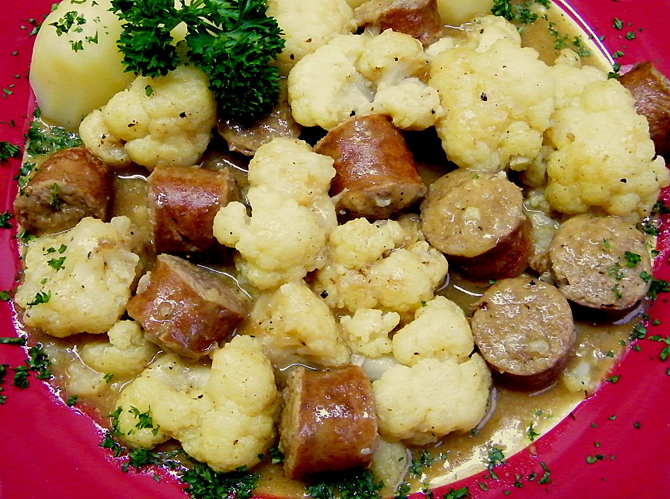 Blumenkohl-Bratwurst-Pfanne von LuzieLiesel | Chefkoch.de