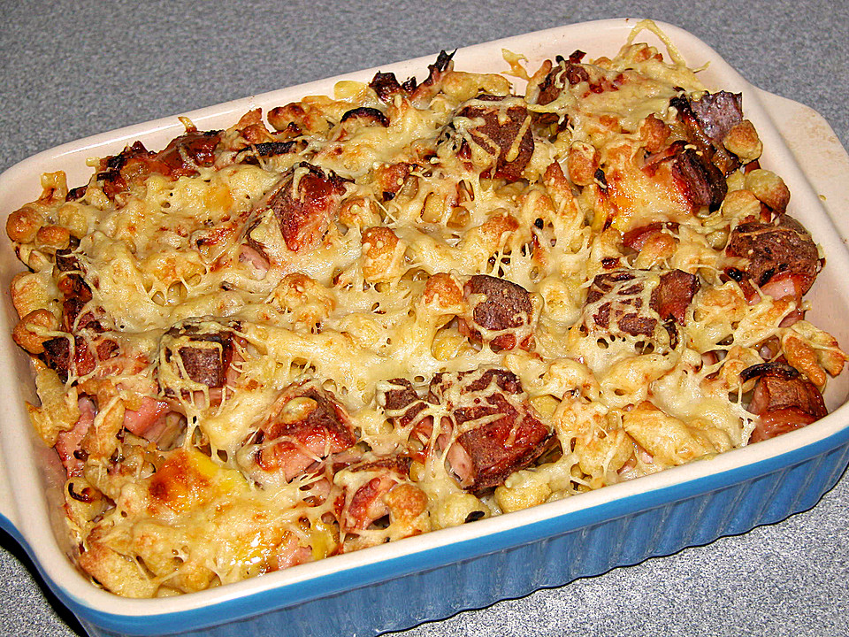 Leberkäse-Spätzle Auflauf von Haubndaucher | Chefkoch.de