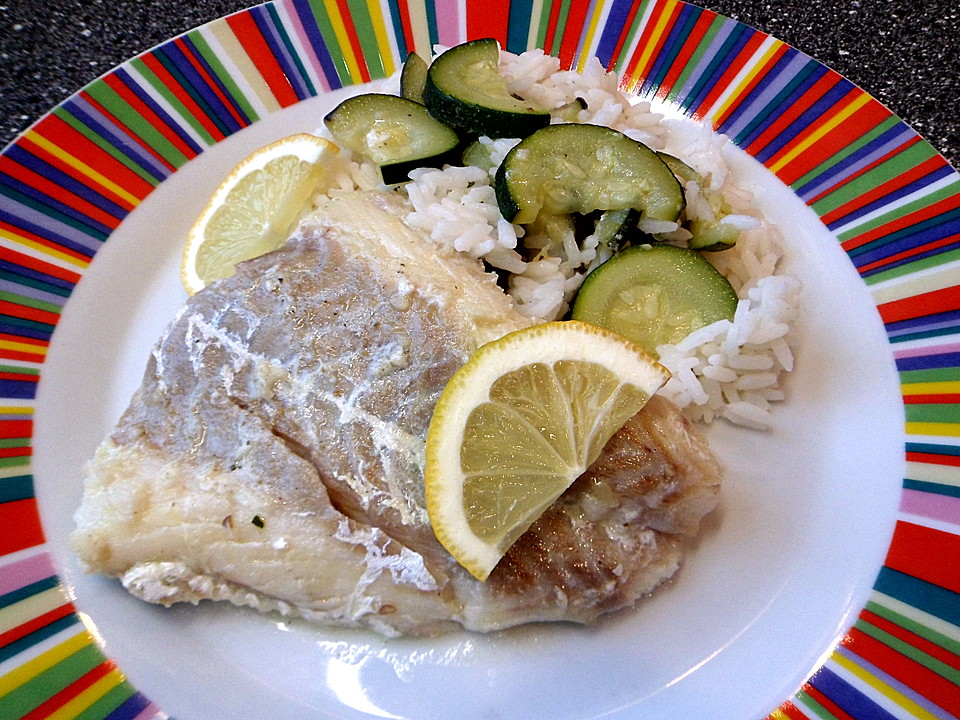 Seelachs mit Zucchini-Reis von McMoe | Chefkoch.de
