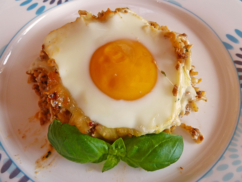 Spaghettinester überbacken mit Ei von Pippi1965 | Chefkoch.de