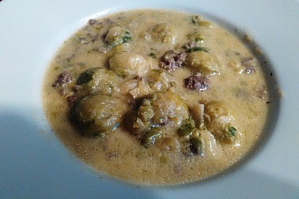 Hackfleisch-Rosenkohl-Suppe 1