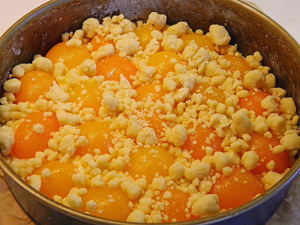Aprikosen-Vanillecreme-Streusel Blechkuchen von mimatochter1952 ...