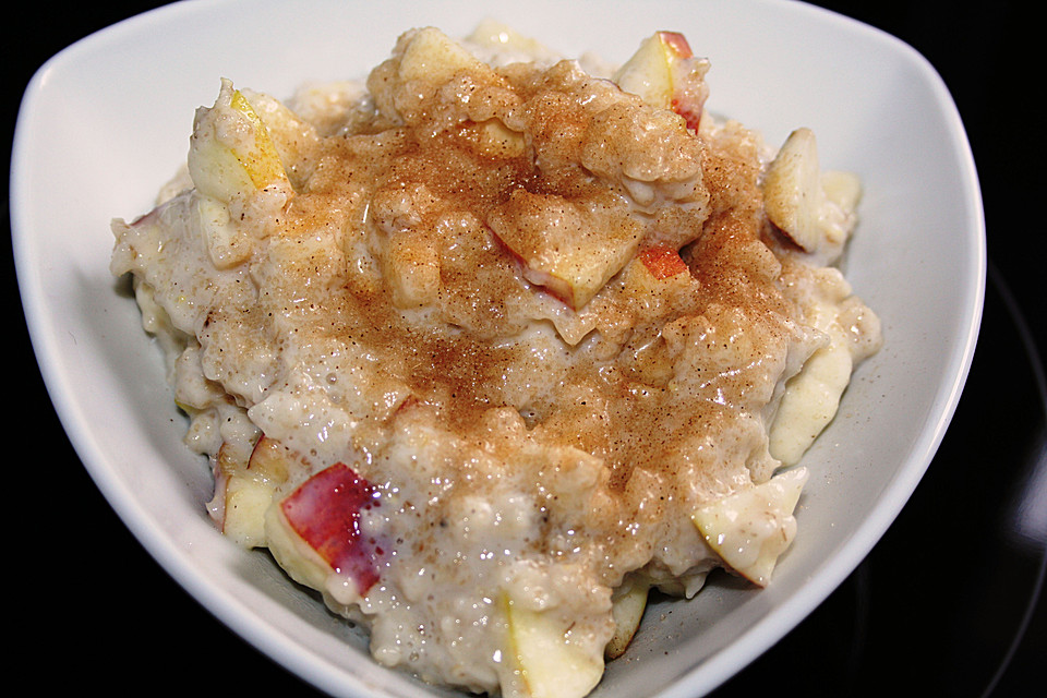 Haferbrei mit frischem Obst und Zimt von wonderfuLife | Chefkoch.de