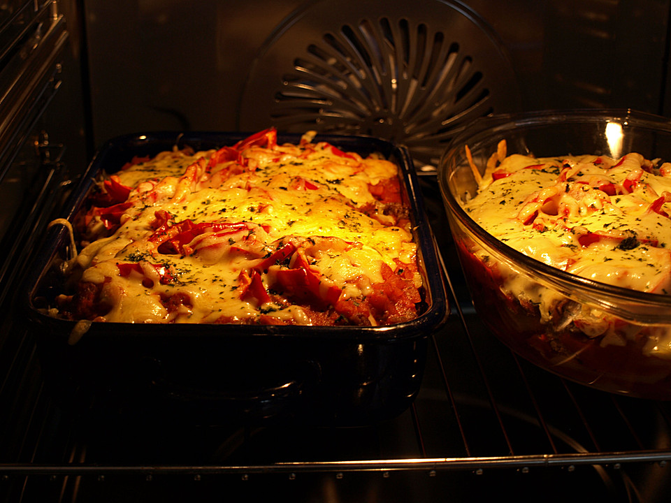 Penne-Tomaten-Hackfleisch Auflauf von RocknRose242 | Chefkoch.de