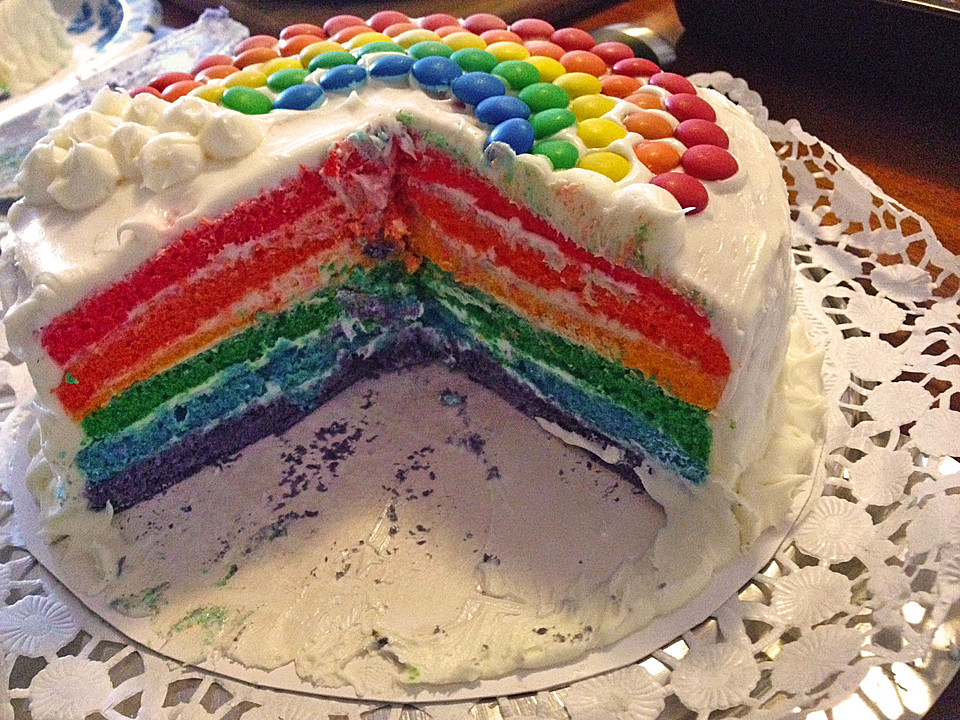 Regenbogen-Torte von Jasemon | Chefkoch.de