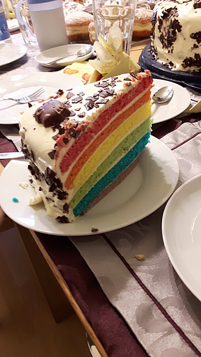 Regenbogen-Torte von Jasemon | Chefkoch.de