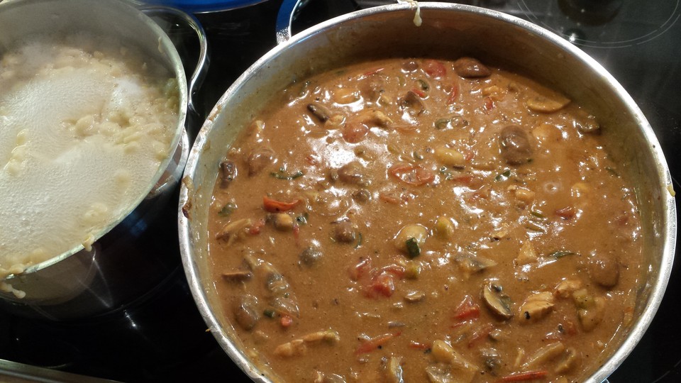 Geschnetzeltes mit Champignons in Frischkäse-Sauce von dbartel ...