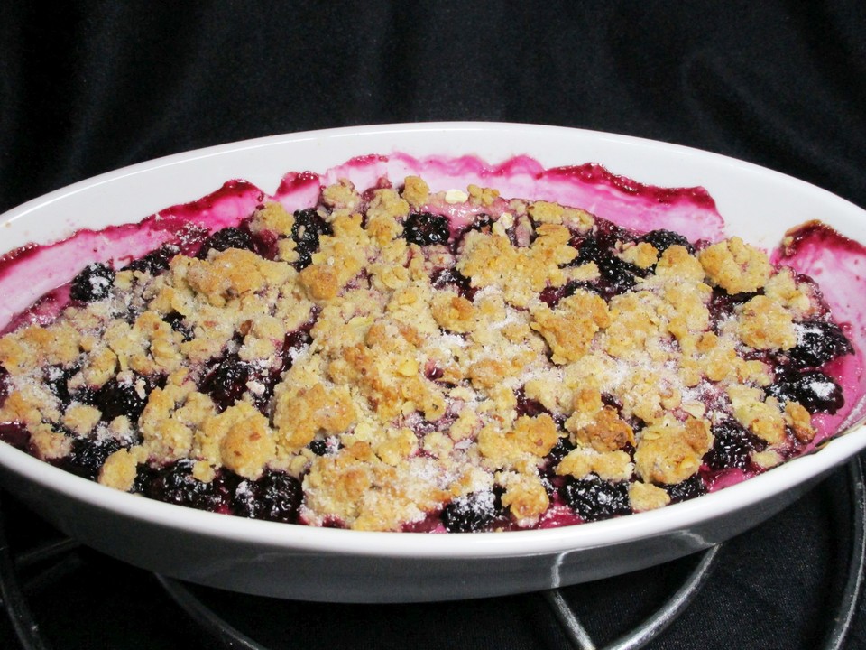 Quark-Brombeer-Crumble von nabe | Chefkoch.de