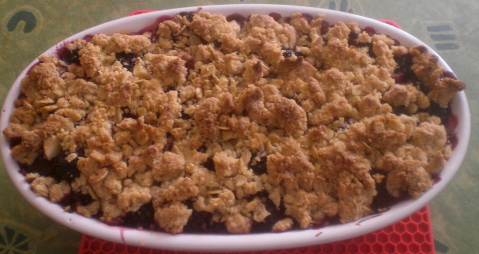 Quark-Brombeer-Crumble von nabe | Chefkoch.de
