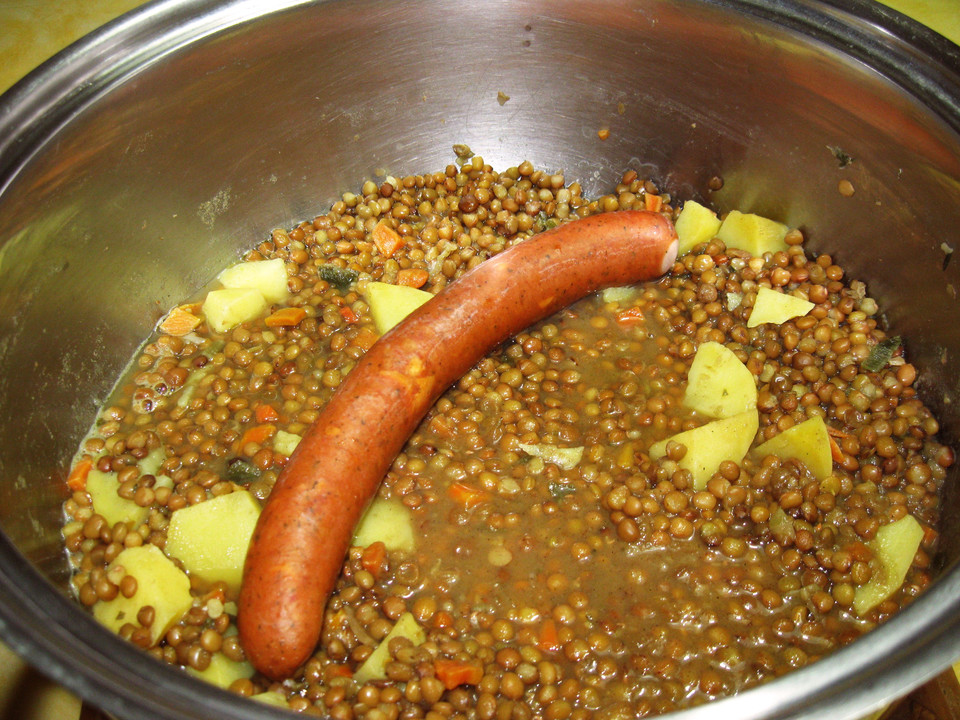 Schnelle Linsensuppe mit Wiener Würstchen von McMoe | Chefkoch.de