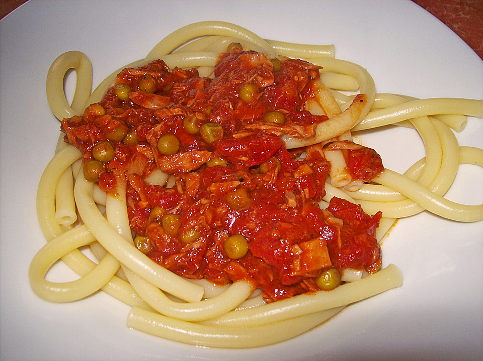 Makkaroni mit Thunfisch und Erbsen von riga53 | Chefkoch.de