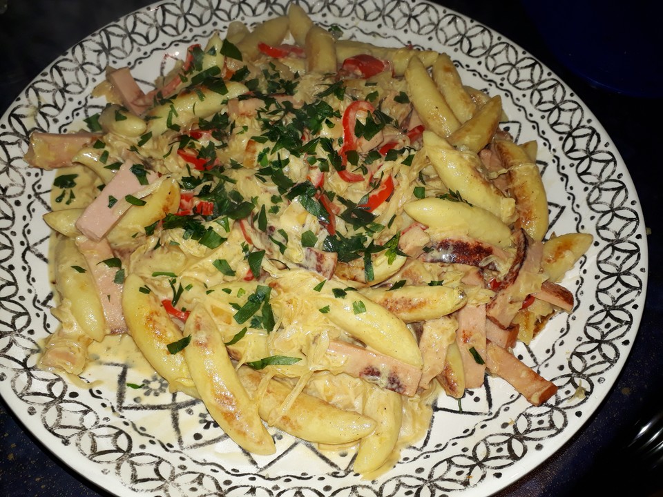 Kasseler Schupfnudeln mit Sauerkraut von Haubndaucher | Chefkoch.de