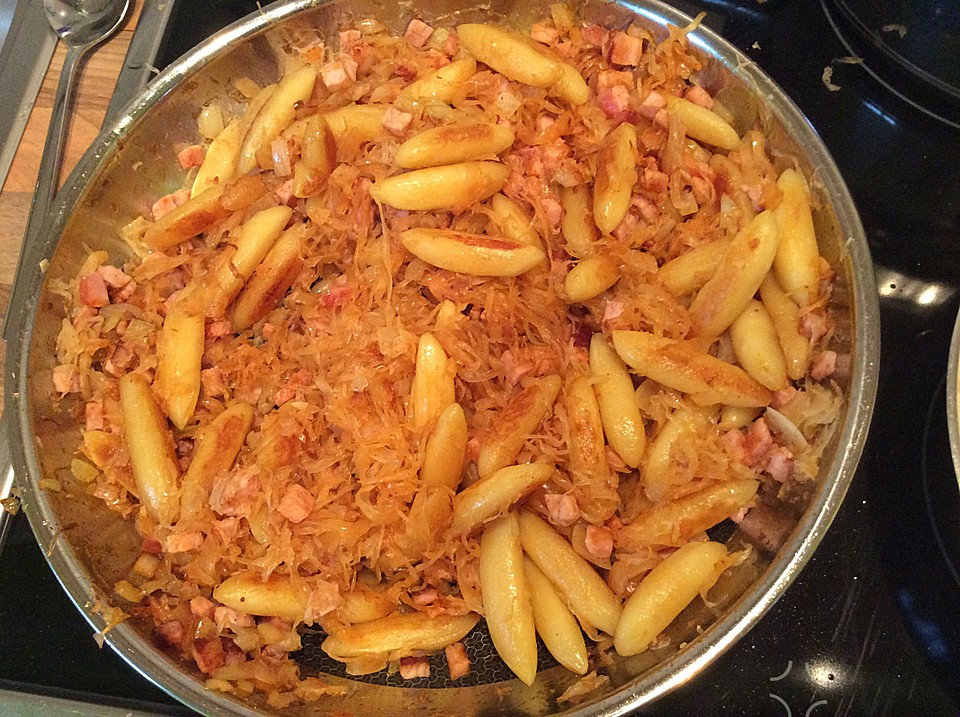Kasseler Schupfnudeln mit Sauerkraut von Haubndaucher | Chefkoch.de