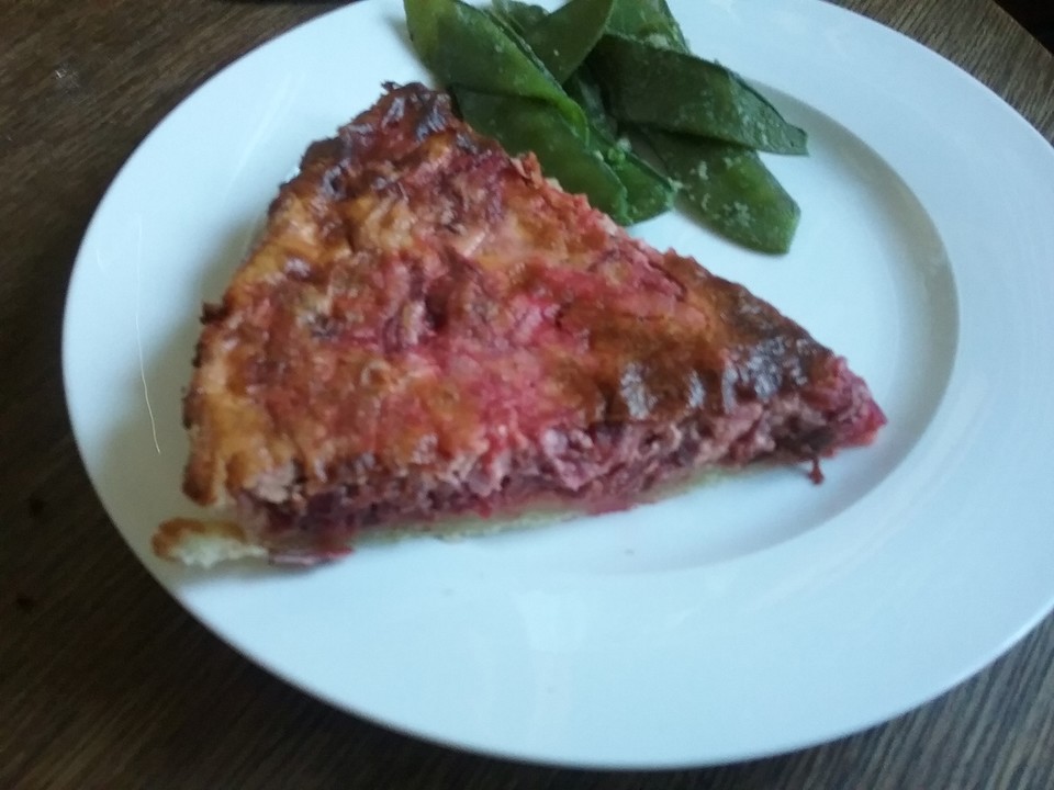 Quiche mit Rote Bete und Ziegenfrischkäse von TinaK16 | Chefkoch.de