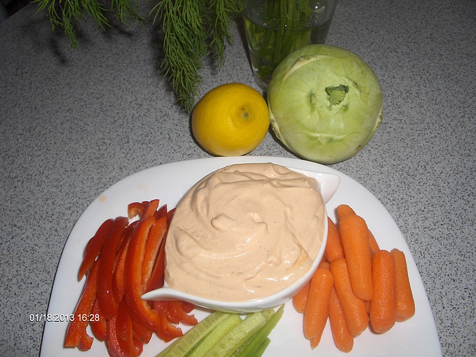 Quark-Dip mit Sahne von Backmäuslein | Chefkoch.de