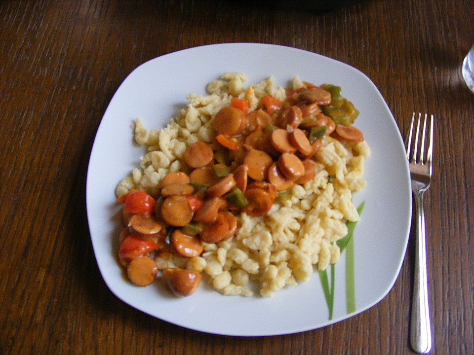 Wurstgulasch mit Paprika von broadway | Chefkoch.de