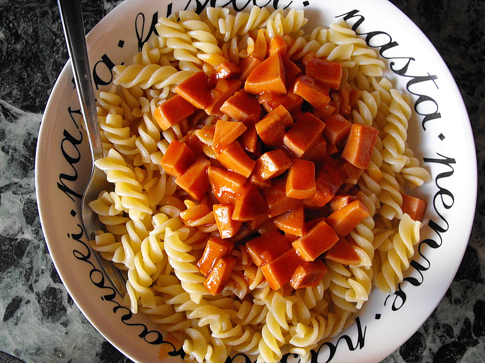 Tomatensoße mit Schinkenwurst von steno1982 | Chefkoch.de