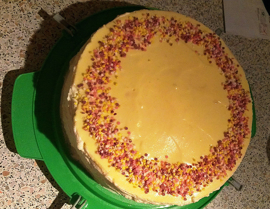 Maracuja-Pfirsich Sommertorte von sunnysunshine88 | Chefkoch.de