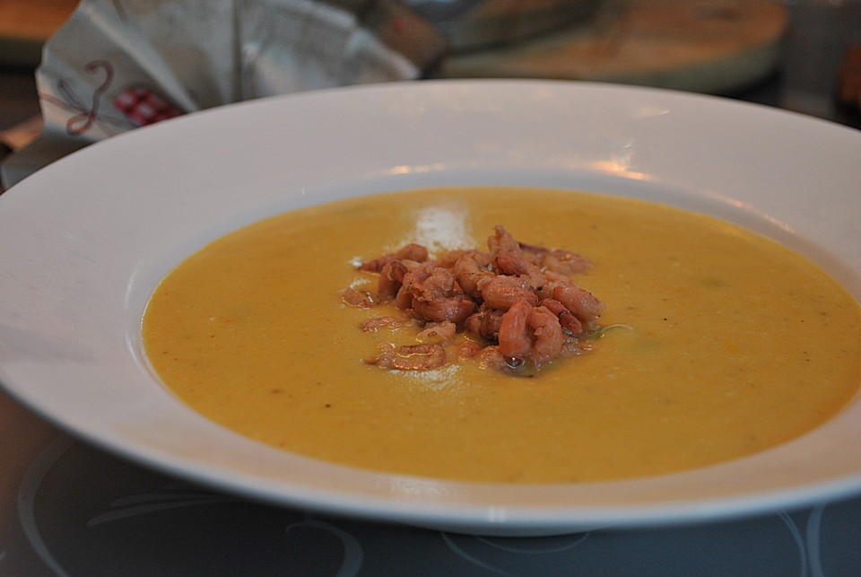 Kartoffelrahmsuppe mit Krabben von Tickerix | Chefkoch.de