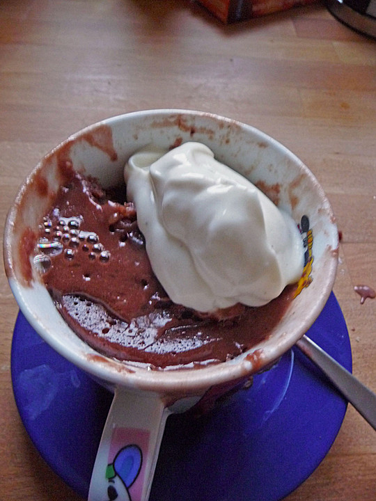 Schoko-Nuss-Tassenkuchen aus der Mikrowelle | Chefkoch.de