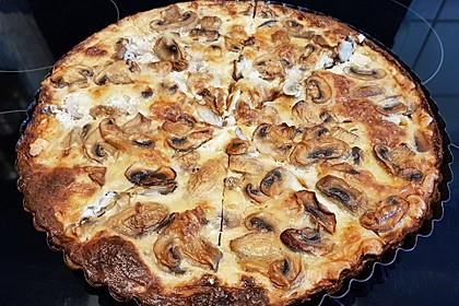 Champignontarte mit Emmentaler 22
