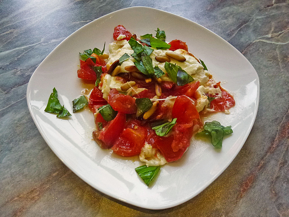 Geschmorte Tomaten alla Burrata von tommy07 | Chefkoch.de