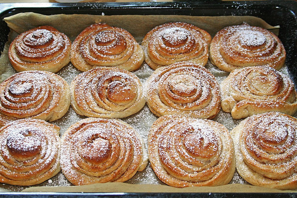 zimtschnecken norwegische schnecken chefkoch kuchen rezept zimt apfel gebäck