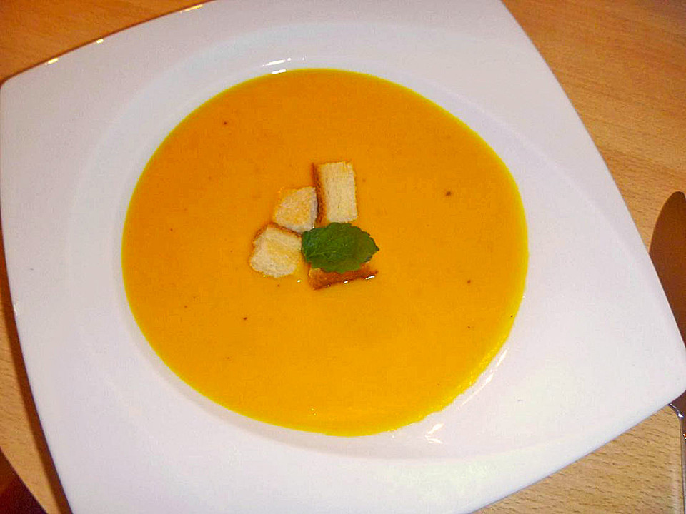 Möhren-Orangen-Suppe von chefkoch | Chefkoch.de