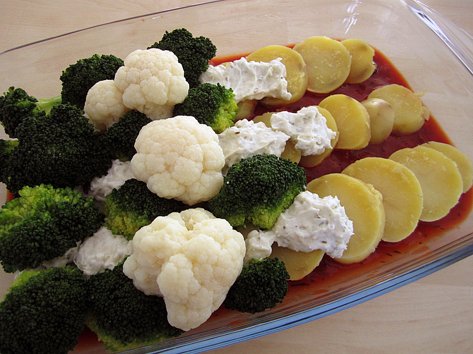 Blumenkohl-Brokkoli-Tomaten-Auflauf von seraja666 | Chefkoch.de