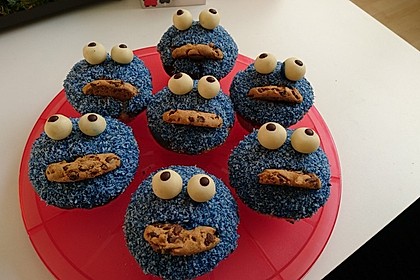 Krümelmonster Cupcakes 22