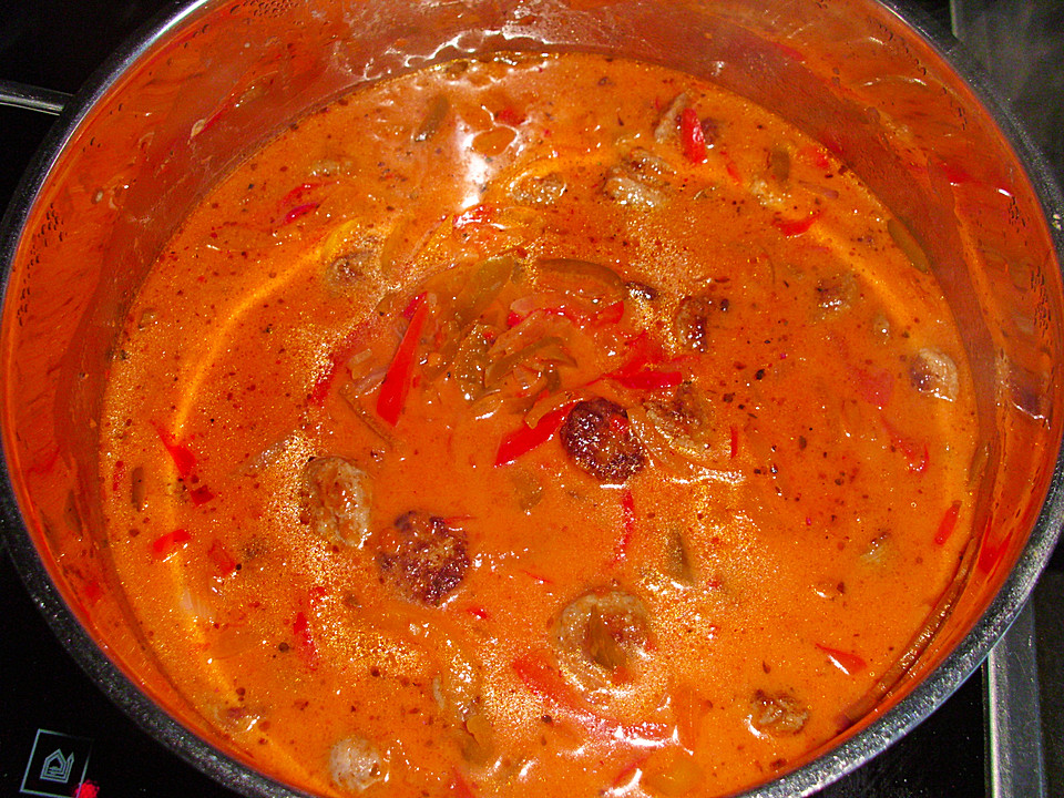 Würstchengulasch mit Paprika von juliasonnenschein | Chefkoch.de