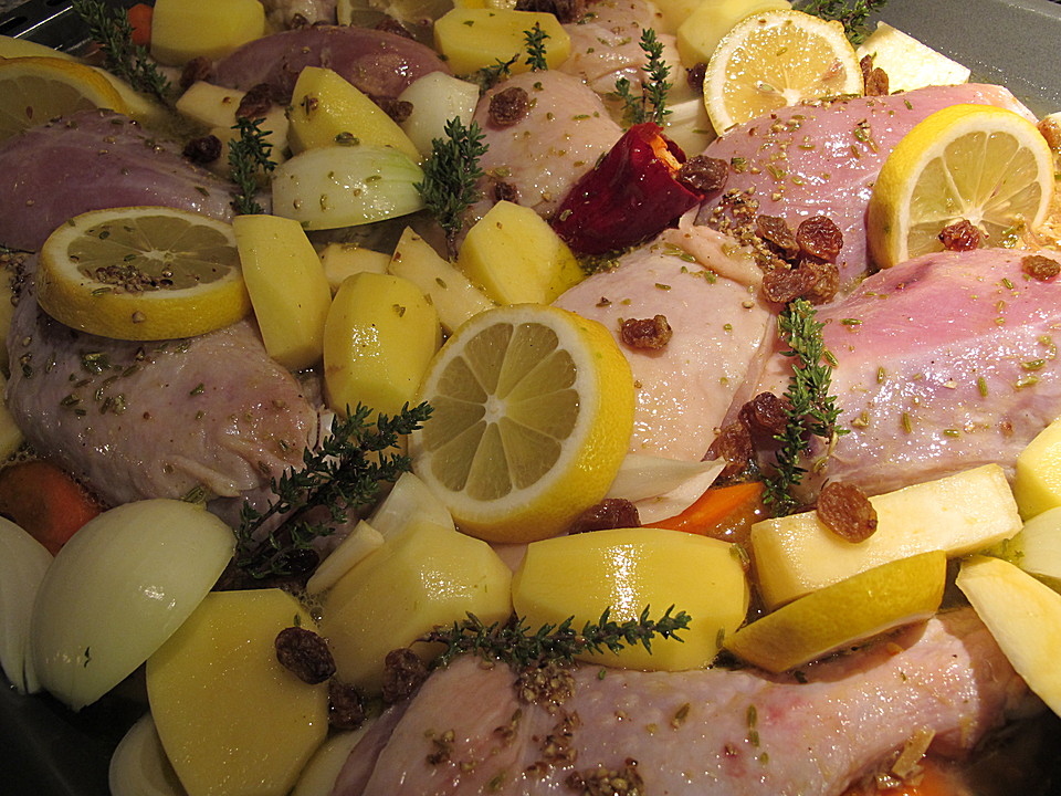 Zitronenhuhn aus dem Ofen von Monika | Chefkoch.de