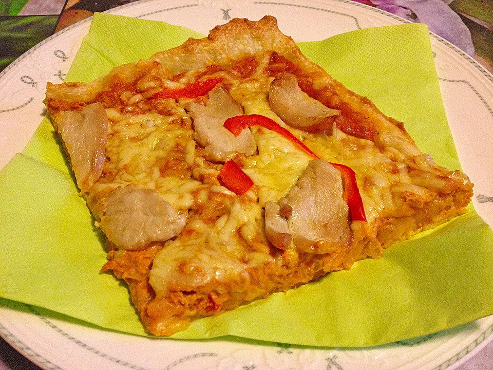 Pizza Curry-Chicken von Neverwood | Chefkoch.de