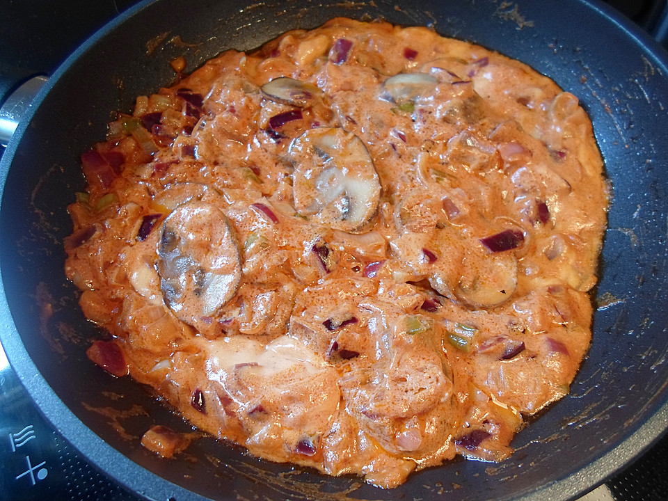 Cremige Pilzpfanne mit Reis vom Vortag von movostu | Chefkoch.de