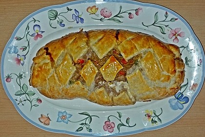 Hackfleisch-Blätterteig-Strudel 15