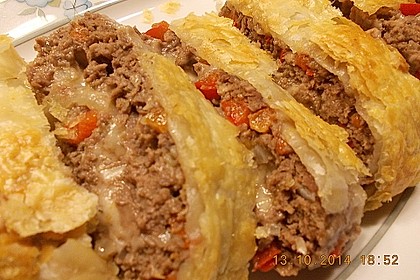 Hackfleisch-Blätterteig-Strudel 17